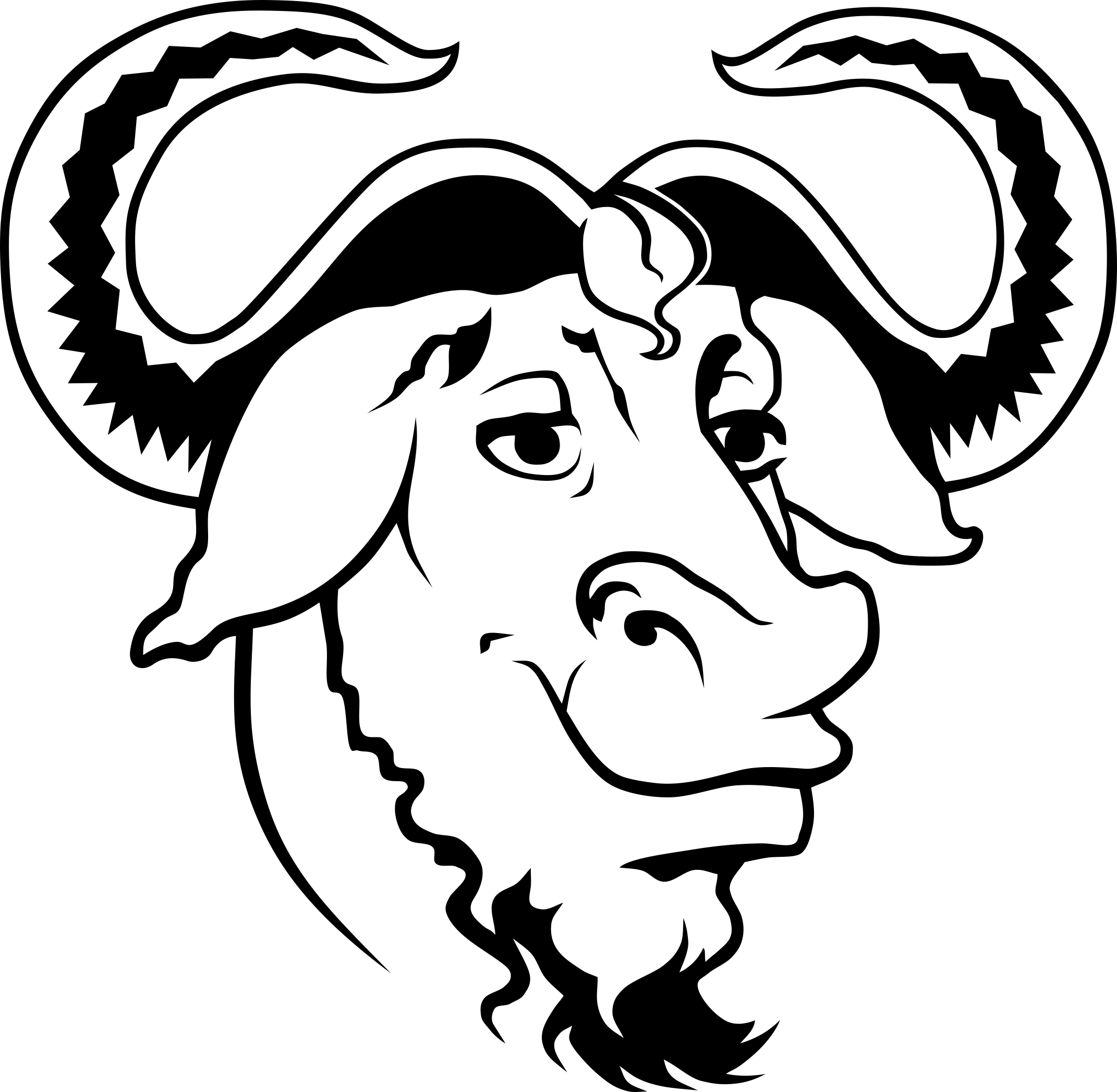 Brand Gnu Tracing Svg Vector Free Vectors